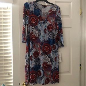 MSK 3/4 sleeve dress
